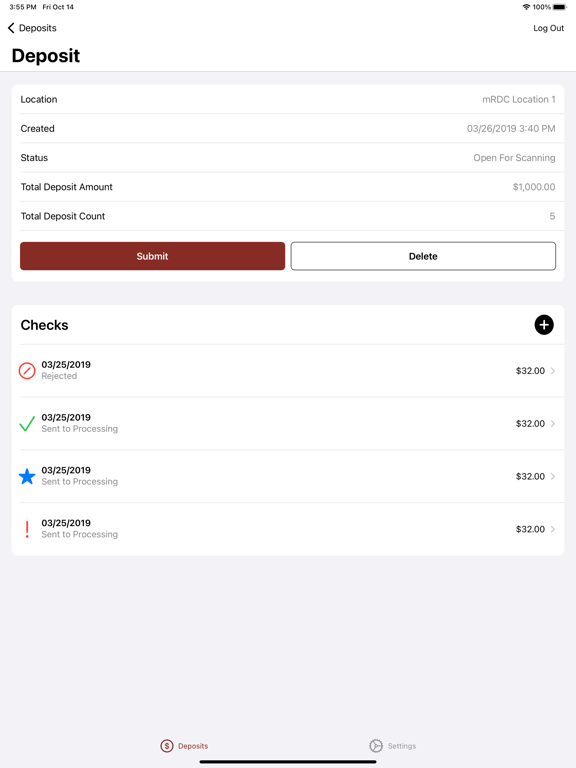 صور ESB Business Deposit iPad 