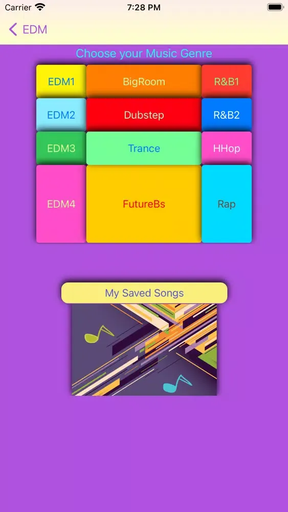 Tangkapan layar Music Pad Machine