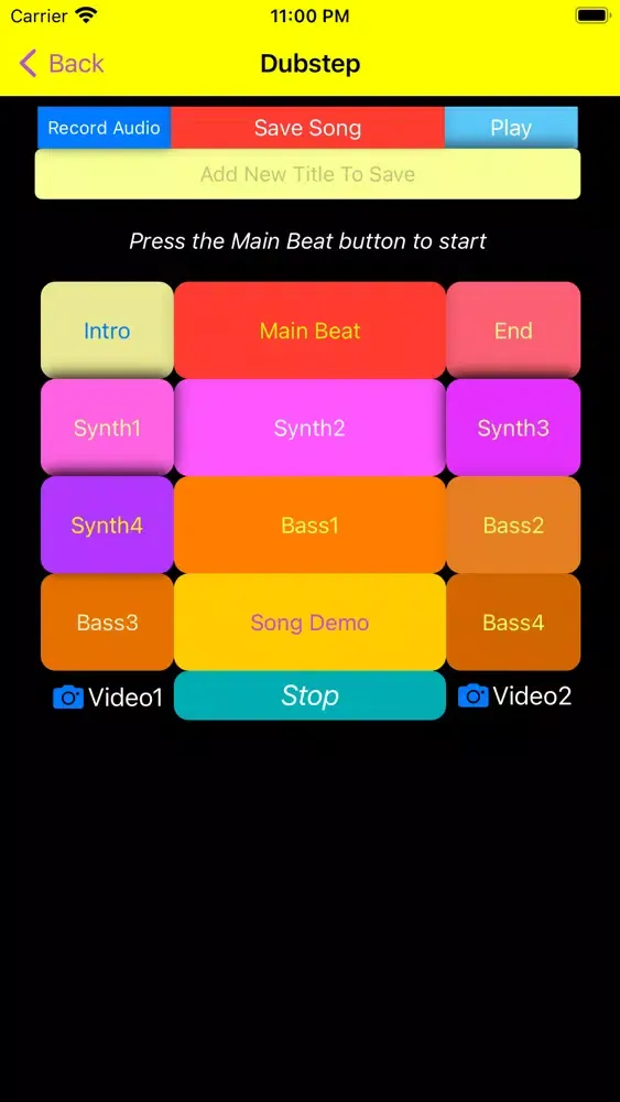 Tangkapan layar Music Pad Machine