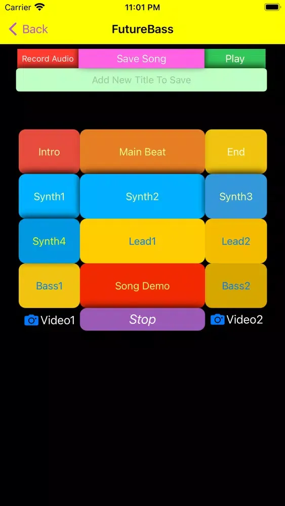 Tangkapan layar Music Pad Machine