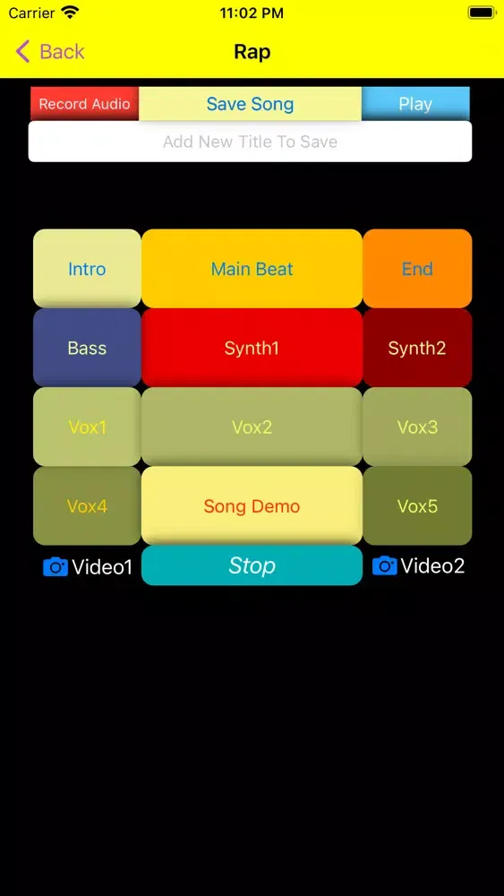 Tangkapan layar Music Pad Machine