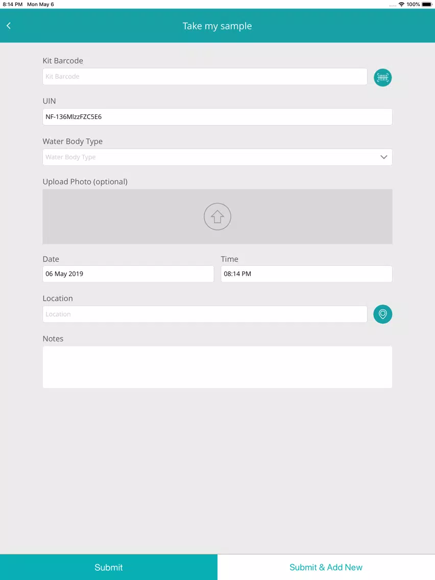 ภาพหน้าจอของ eDNA Discovery Lab iPad 