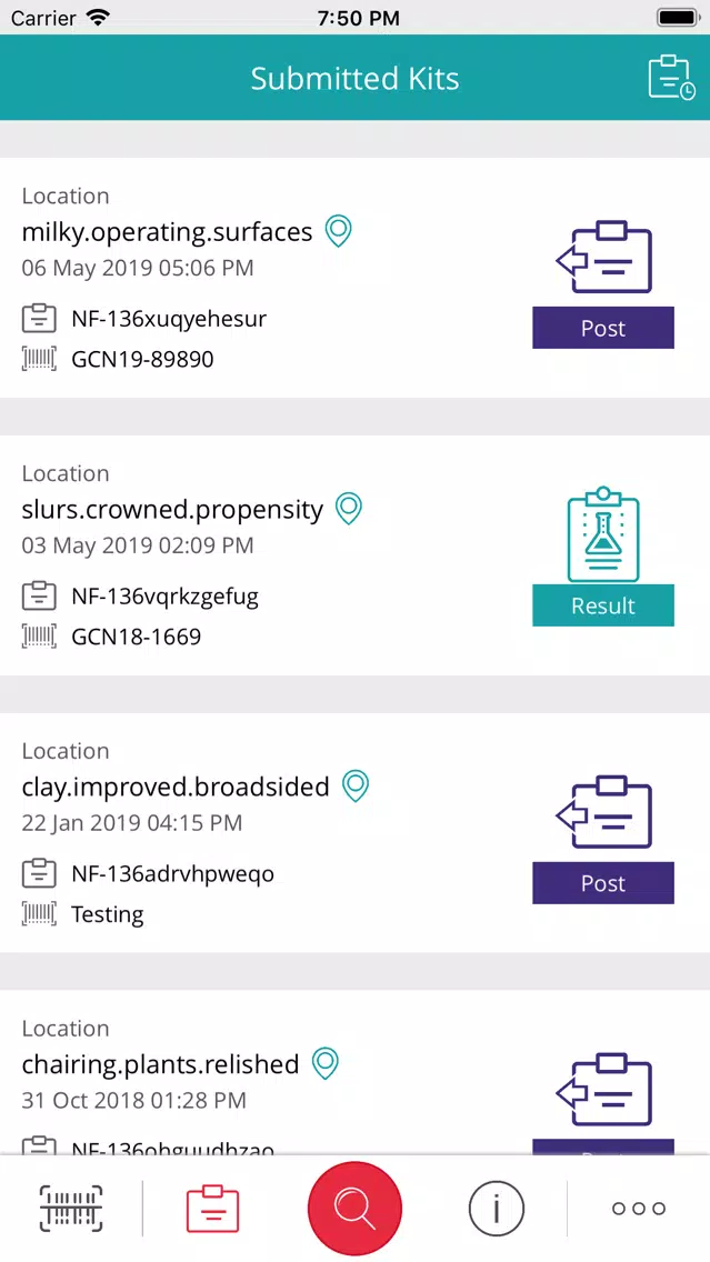 ภาพหน้าจอของ eDNA Discovery Lab