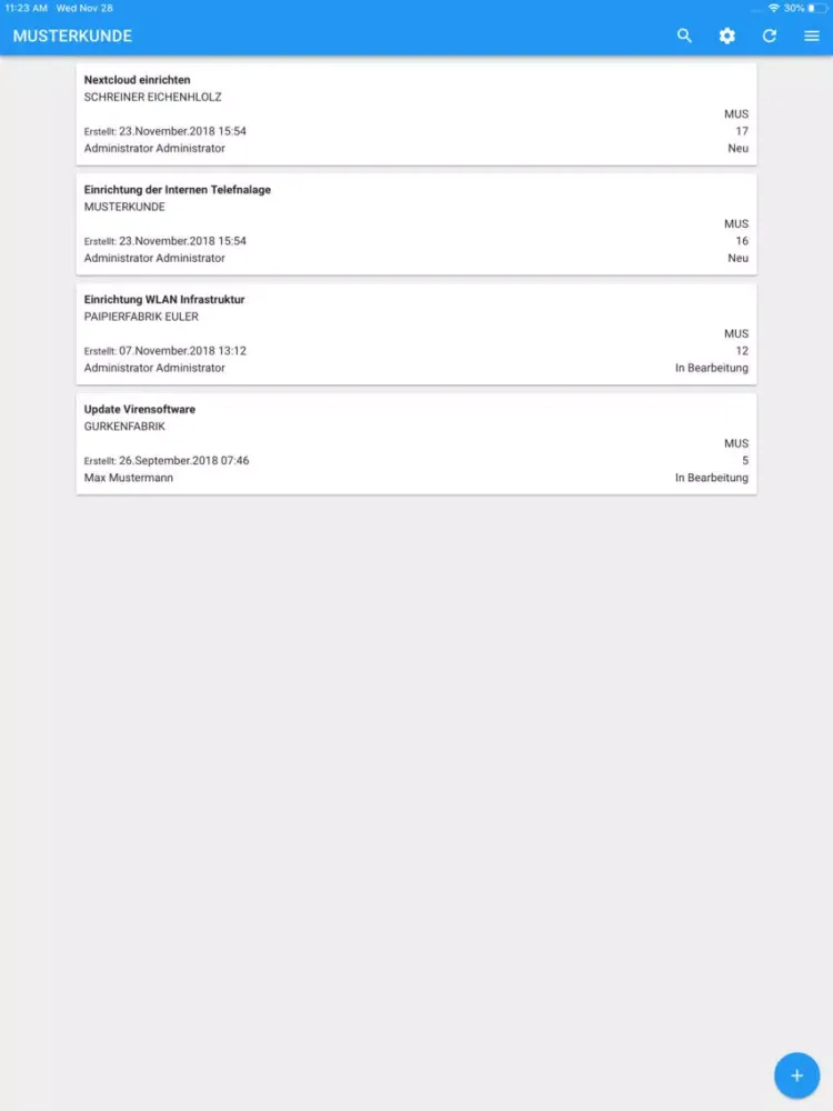 Tangkapan layar TTS Kaizen iPad 