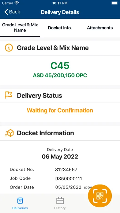 Скриншоты Alliance E-DOCKET Customer App