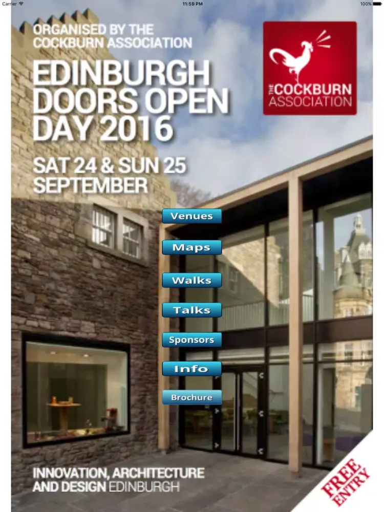 Zrzuty ekranu Edinburgh Doors Open Day 2016 iPad 