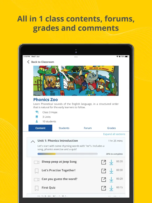 Capturas de tela do Nurture Craft Teacher iPad 