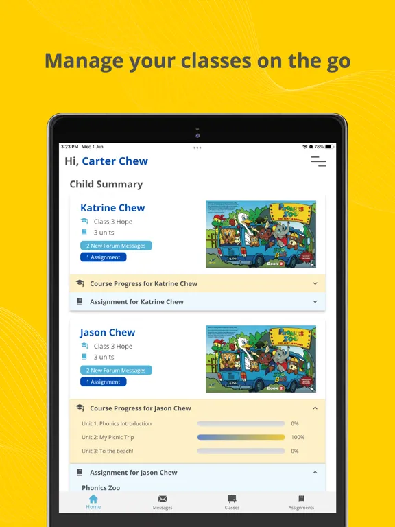 Capturas de tela do Nurture Craft Teacher iPad 