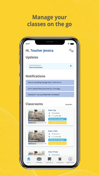 Capturas de tela do Nurture Craft Teacher