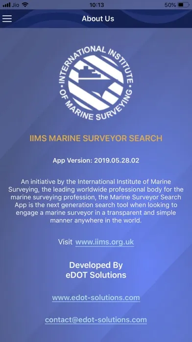 ภาพหน้าจอของ Marine Surveyor Search
