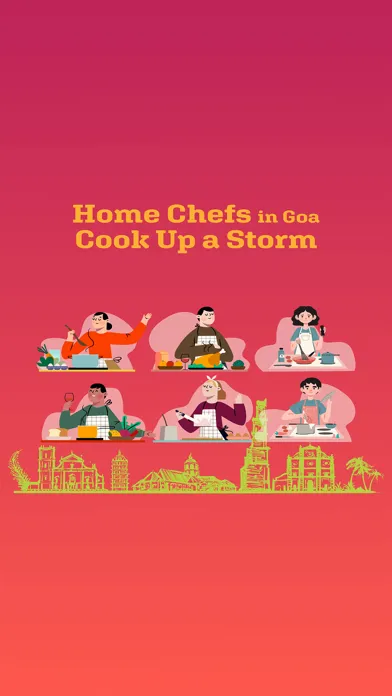 Capturas de tela do Goa Home Food