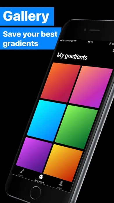 Tangkapan skrin Gradients Maker Design Tool HD