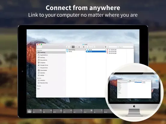 Ảnh chụp màn hình của Screens: VNC Remote Desktop iPad 