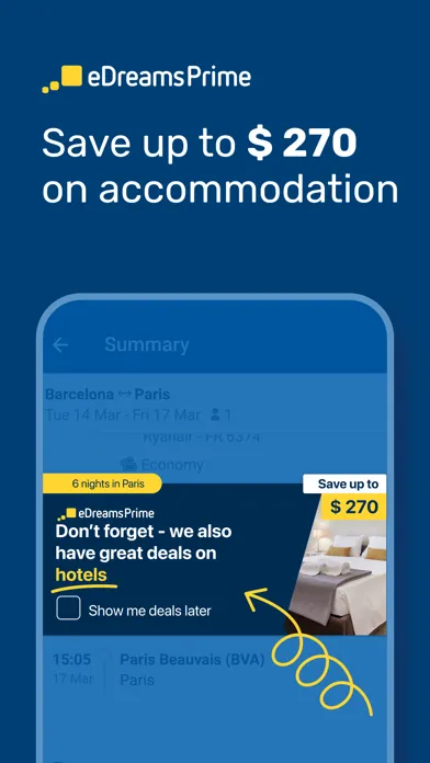 eDreams: Flights, hotels, cars Screenshots