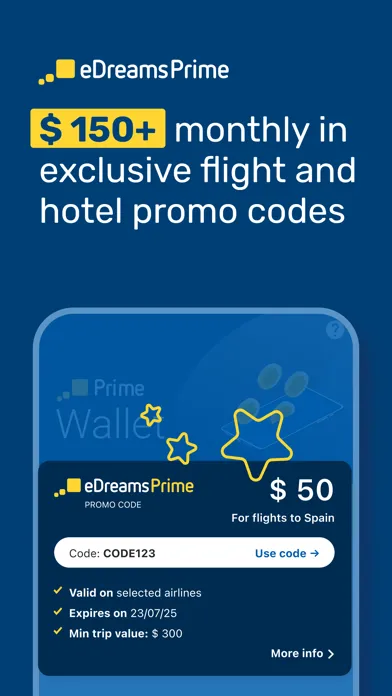 eDreams: Flights, hotels, cars Screenshots