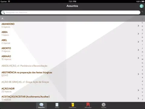 Pocket Catecismo - Catecismo da Igreja Católica iPad 应用截图