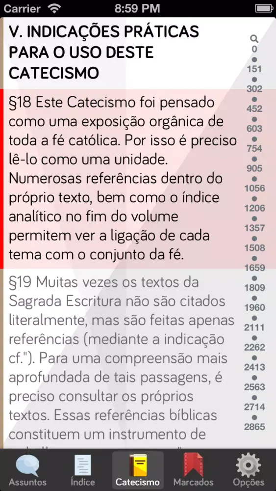Pocket Catecismo - Catecismo da Igreja Católica应用截图