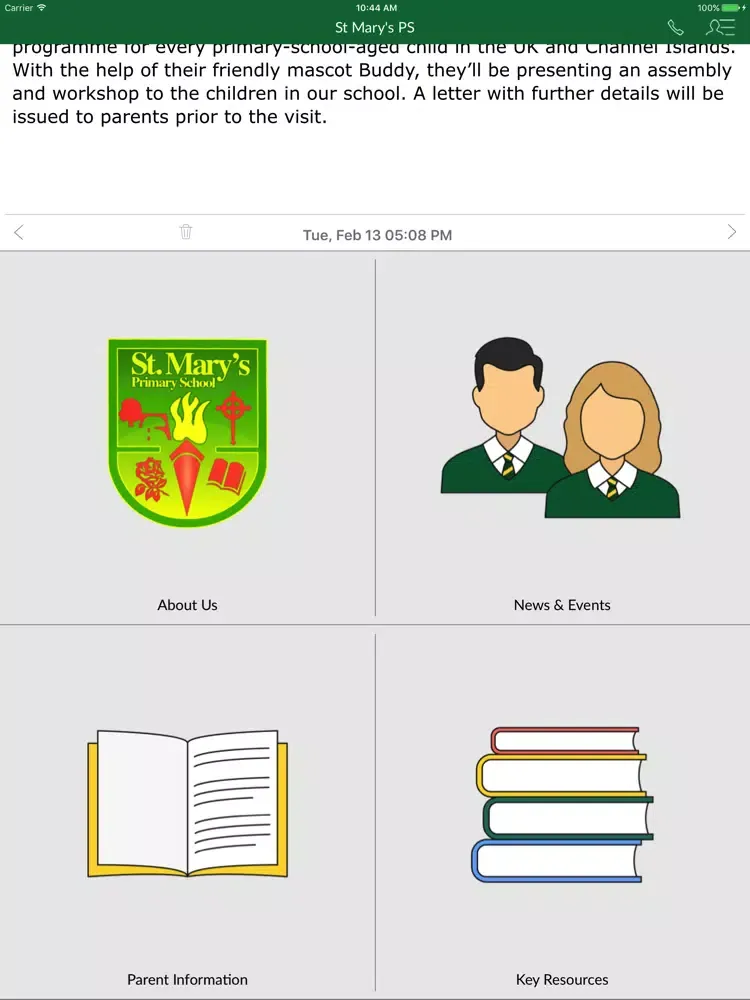 Screenshot di St Mary's PS Banbridge iPad 