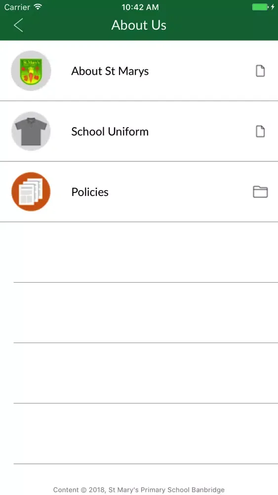Screenshot di St Mary's PS Banbridge