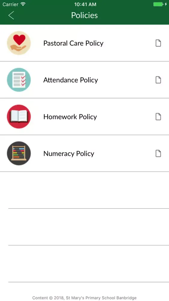 Screenshot di St Mary's PS Banbridge