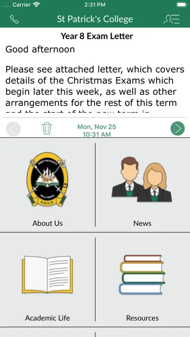 St Patrick's College Ballymena Ekran Görüntüleri