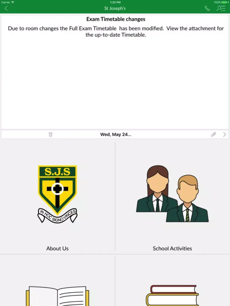 St Joseph's Grammar Donaghmore iPad  سکرین شاٹس
