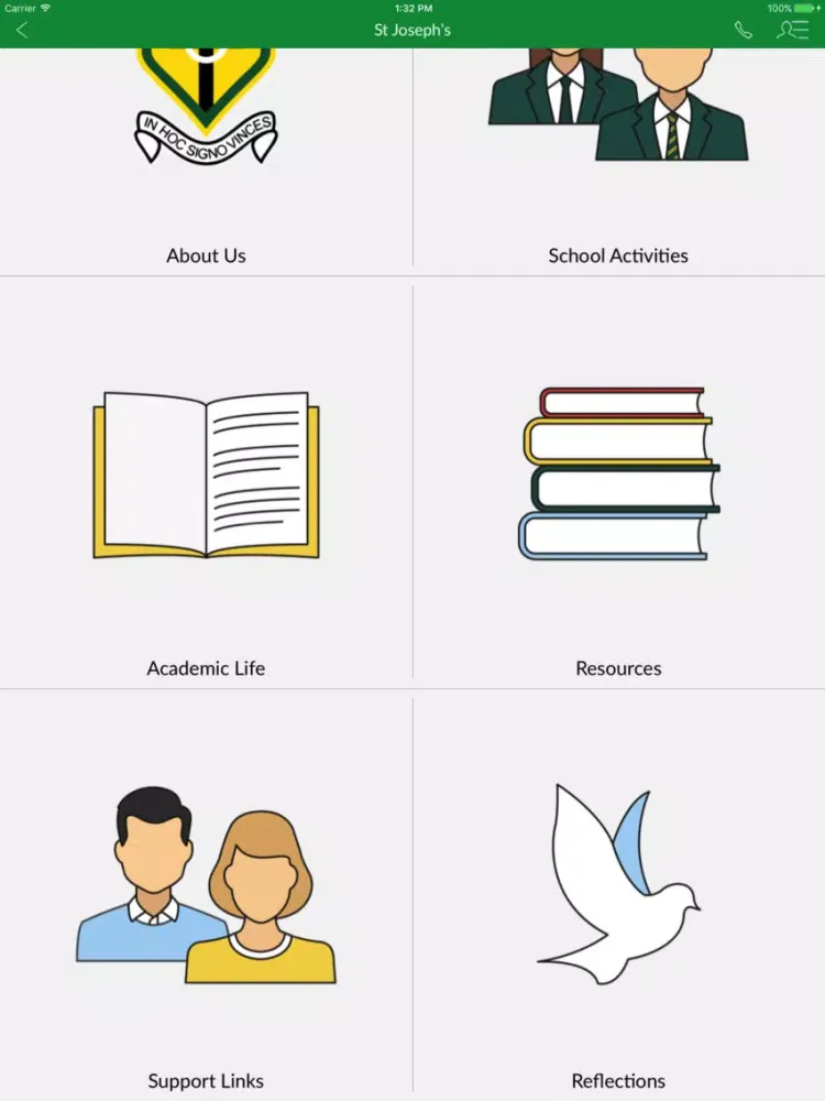 St Joseph's Grammar Donaghmore iPad  سکرین شاٹس