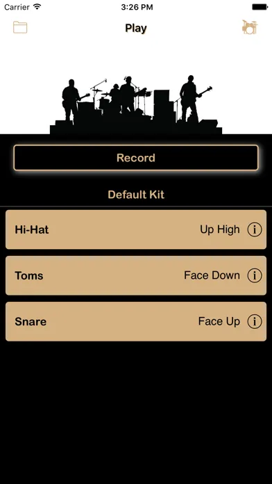 Screenshot di Air-Drummer