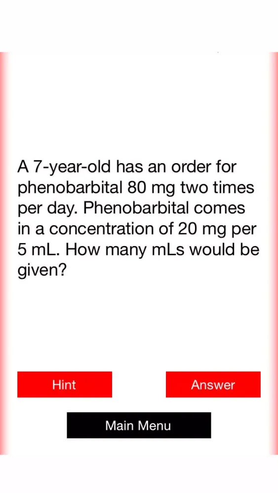 Tangkapan layar Medical Math
