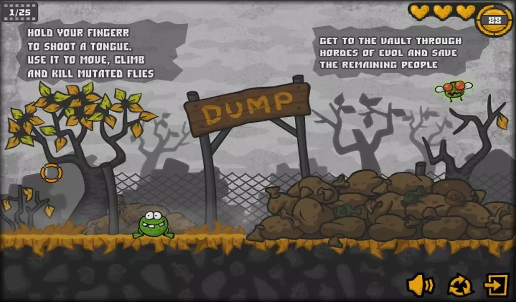 Frog vs mutant Flies Screenshots