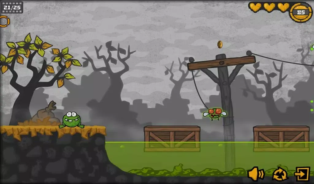 Frog vs mutant Flies Screenshots