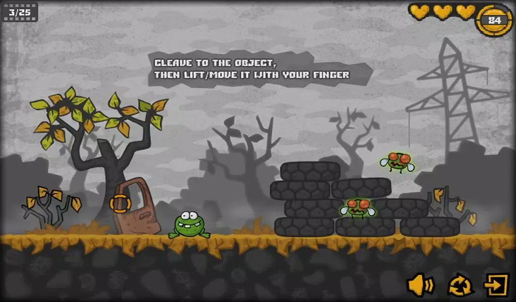 Frog vs mutant Flies Screenshots