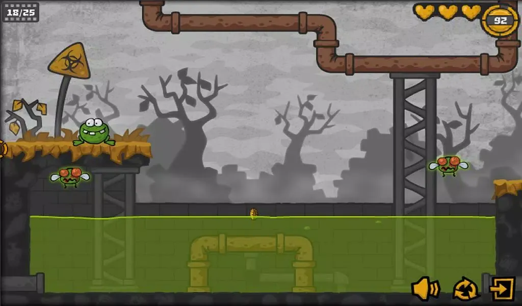 Frog vs mutant Flies Screenshots