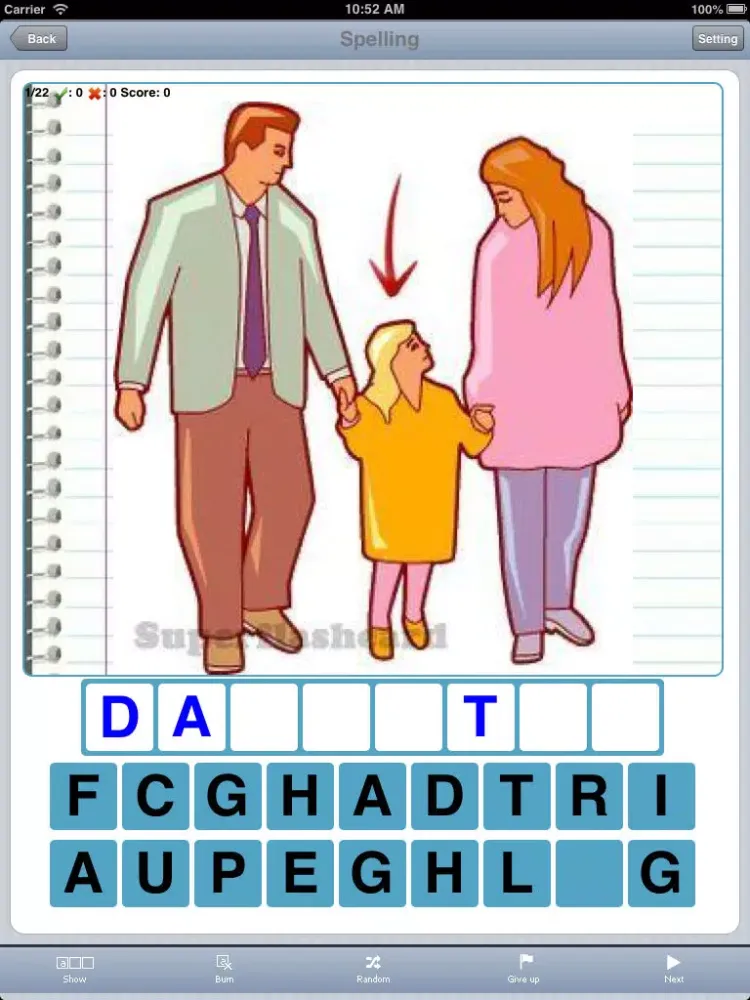 Ảnh chụp màn hình của English - Arabic Flashcards iPad 