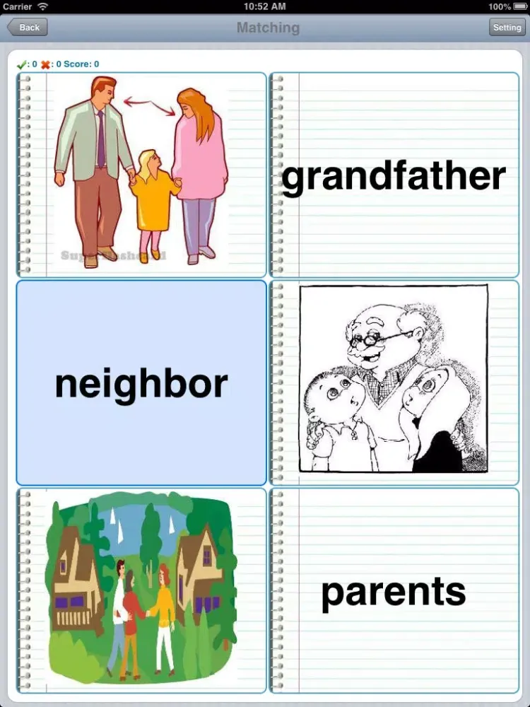 Ảnh chụp màn hình của English - Arabic Flashcards iPad 