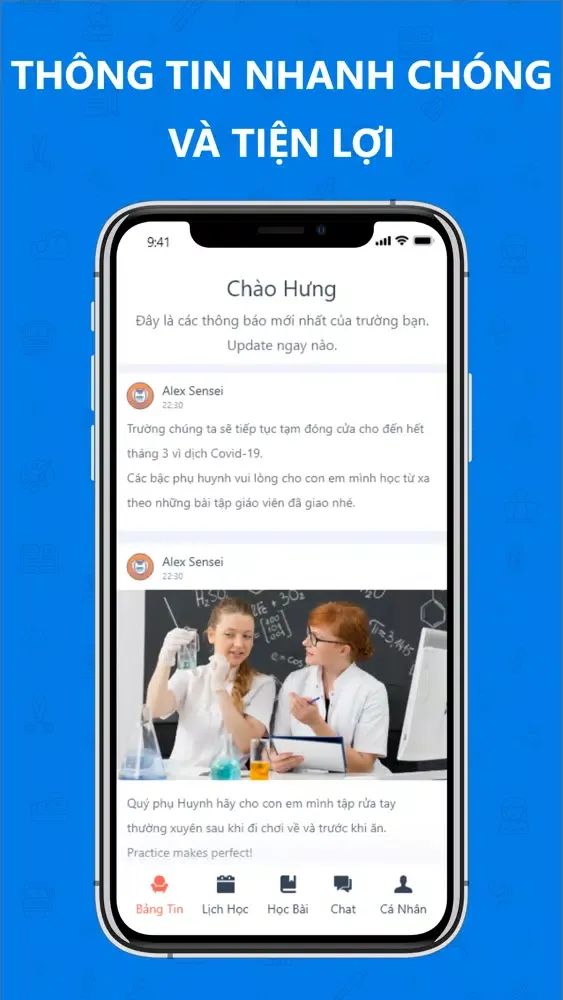 Captures d'écran de Schoolinks Communication App