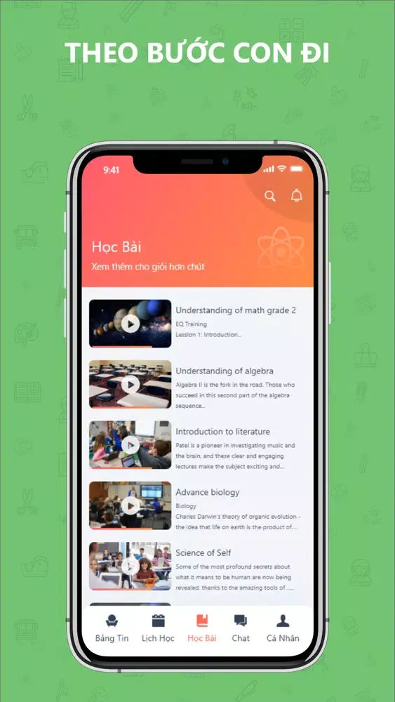 Captures d'écran de Schoolinks Communication App