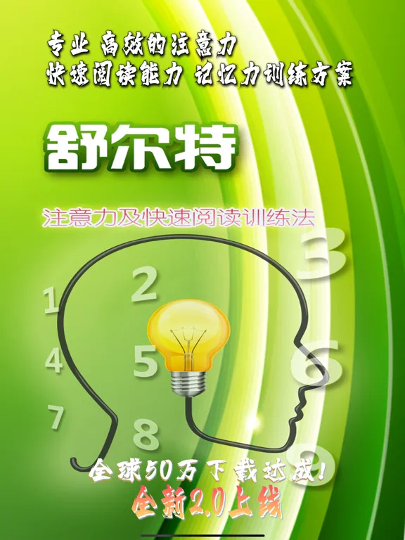 舒尔特方格 -注意力及快速阅读训练法 iPad  Screenshots