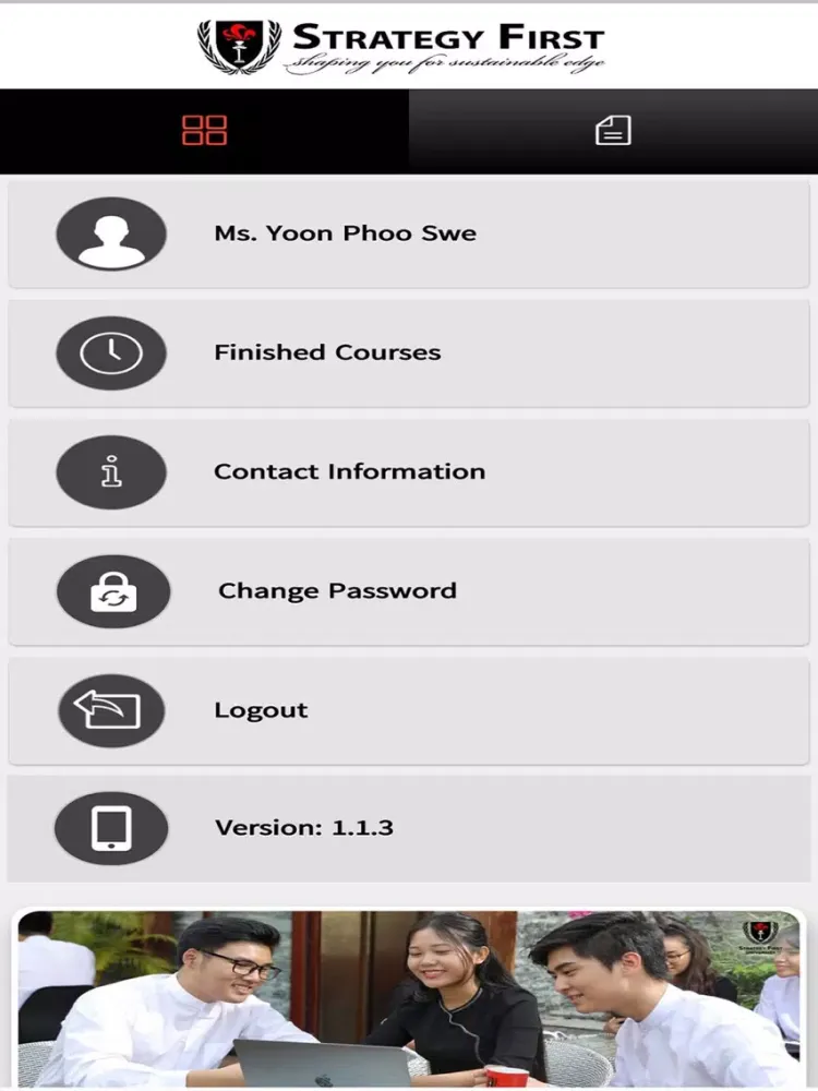 Screenshot di SFU Learn iPad 