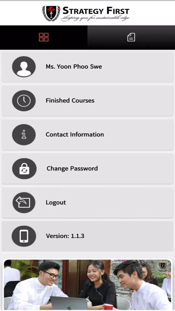 Screenshot di SFU Learn
