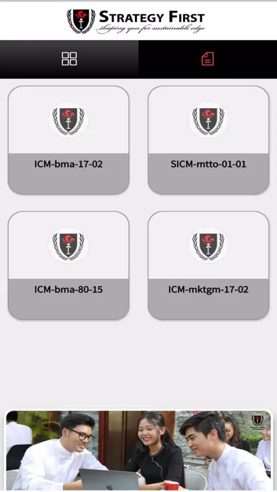 Screenshot di SFU Learn