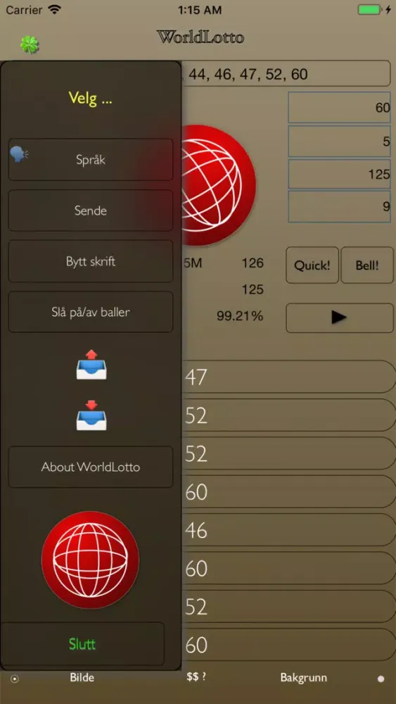 The World Lotto 스크린샷