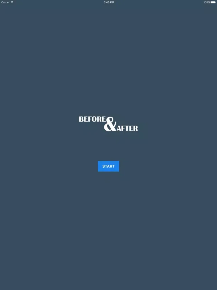 Before and After. iPad  Screenshots