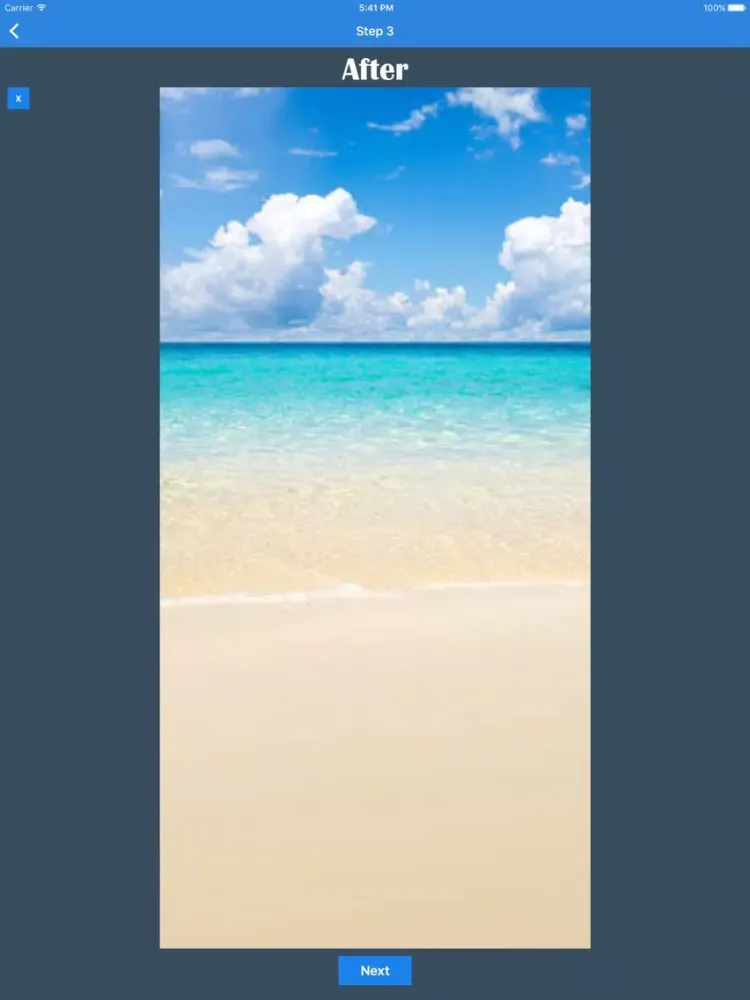 Before and After. iPad  Screenshots