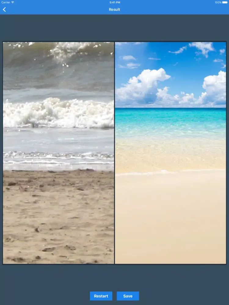 Before and After. iPad  Screenshots