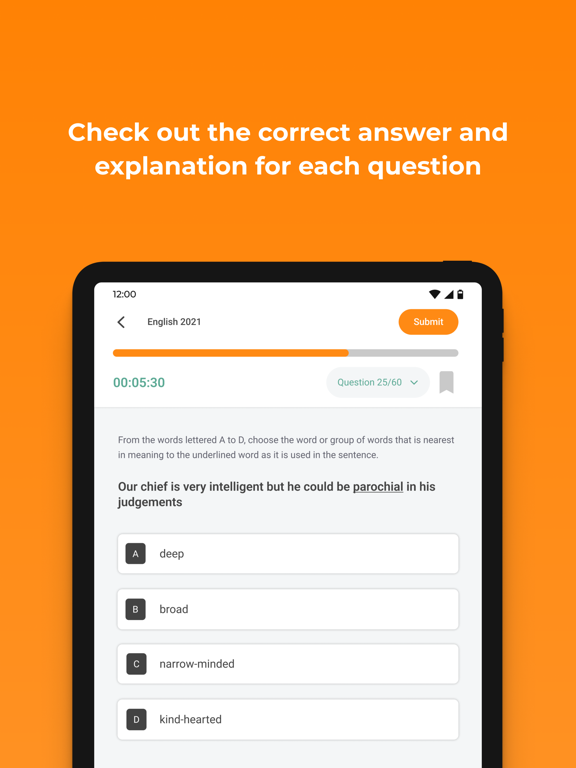 JAMB CBT + WAEC Past Questions iPad  Screenshots
