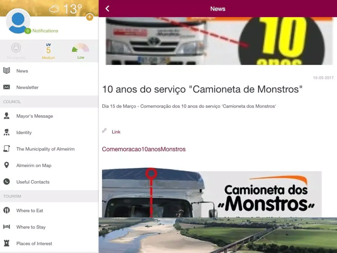 Município de Almeirim iPad  Ekran Görüntüleri