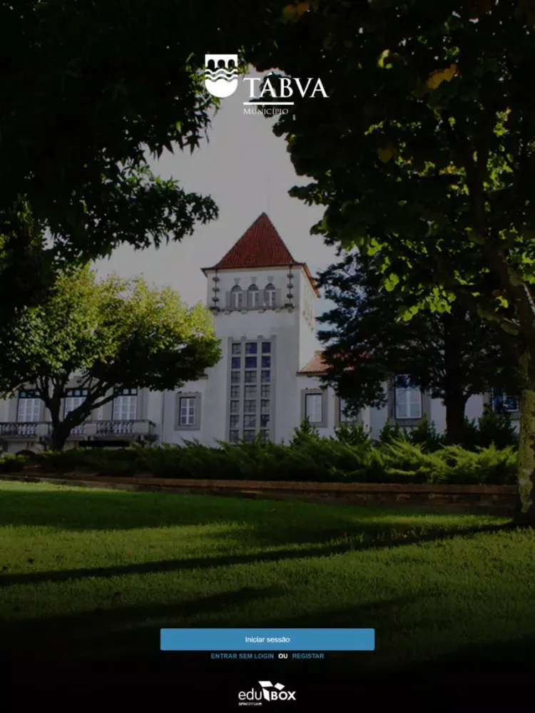 Tangkapan skrin Município de Tábua iPad 