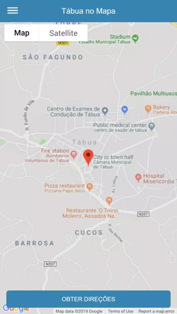 Tangkapan skrin Município de Tábua