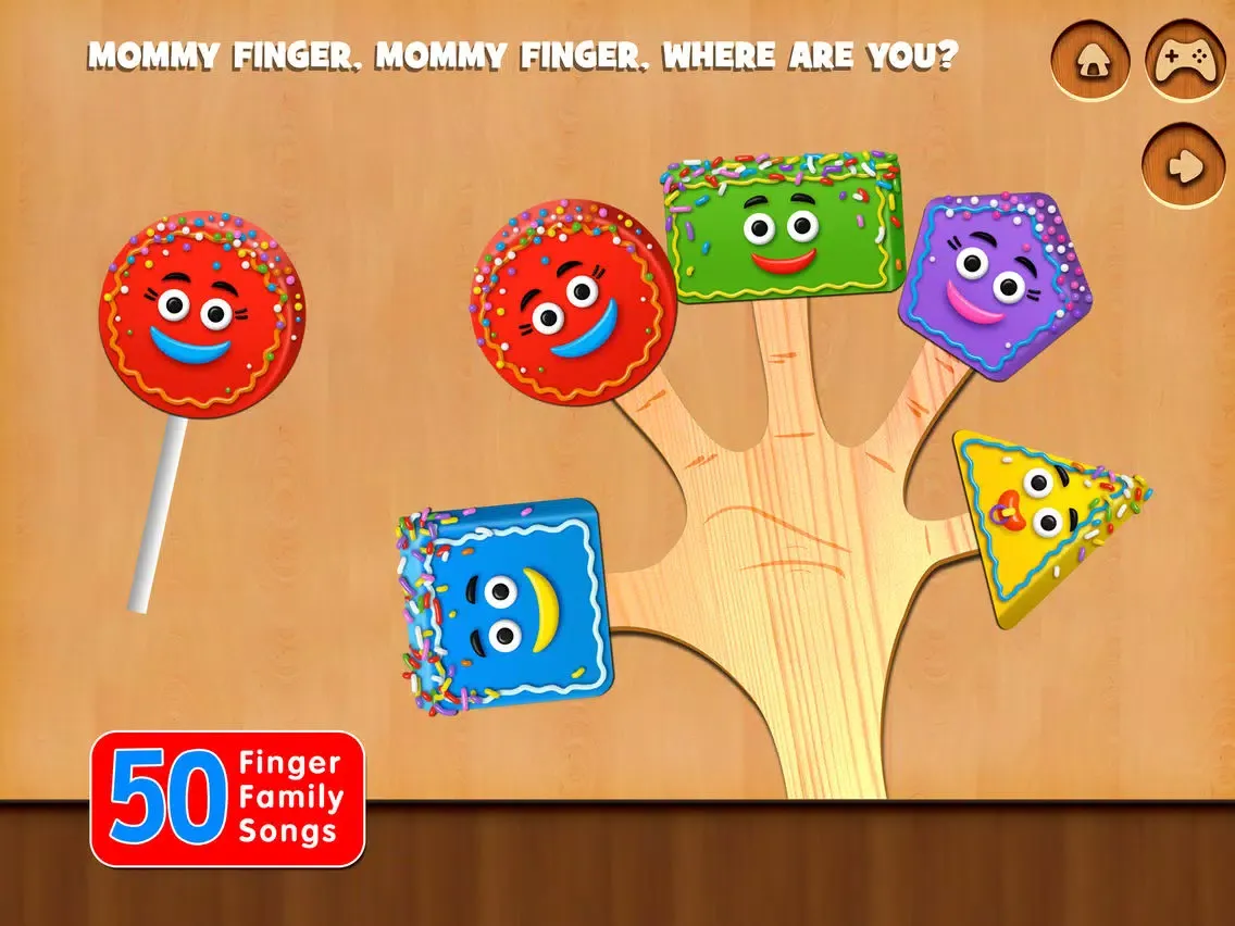 Captures d'écran de Cake Pop Finger Family Game iPad 